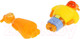 Миниатюра изображения товара Набор игрушек для ванной Капитошка Оранжевая корова Ма и Па / LX-OR-COW-05