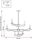 Миниатюра изображения товара Люстра Lightstar Ragno 733267 (MD21041-6M)