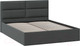 Миниатюра изображения товара Двуспальная кровать ТриЯ Глосс универсальный тип 1 160x200 (велюр графит)