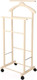 Миниатюра изображения товара Стойка для одежды Мебелик Костюмная на колесах В 22Н (слоновая кость)