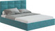 Миниатюра изображения товара Каркас кровати НК Мебель Соната 160x200 / 72305109 (велюр бирюзовый)