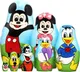 Миниатюра изображения товара Матрешка сувенирная Брестская Фабрика Сувениров С героями мультфильма Микки Маус 5141