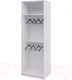 Миниатюра изображения товара Шкаф Мебель-Неман Отис МН-039-06 П4 (белый/белый)