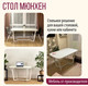 Миниатюра изображения товара Обеденный стол Millwood Лофт Мюнхен 160x80x75 (белый/металл белый)