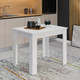 Миниатюра изображения товара Обеденный стол ТриЯ Промо тип 1 (белый/белый)