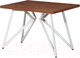 Миниатюра изображения товара Обеденный стол Millwood Женева Л 120x70x75 (дуб табачный Craft/металл белый)