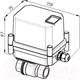 Миниатюра изображения товара Кран с электроприводом Gidrolock Professional Bonomi 12V 1/2"