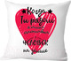 Миниатюра изображения товара Подушка декоративная Print Style Когда ты рядом 40х40love1