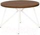 Миниатюра изображения товара Обеденный стол Millwood Женева Л D110x75 (дуб табачный Craft/металл белый)