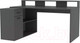 Миниатюра изображения товара Письменный стол Интерлиния Skill-3 (антрацит/антрацит)
