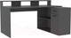 Миниатюра изображения товара Письменный стол Интерлиния Skill-3 (антрацит/антрацит)