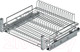 Миниатюра изображения товара Корзина-сушка выдвижная Starax S-2032-С (хром)