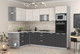 Миниатюра изображения товара Кухонный гарнитур Интерлиния Мила Лайт 1.68x2.8 левая (вудлайн кремовый/антрацит/бискайская сосна)