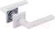 Миниатюра изображения товара Ручка дверная Нора-М 108 К AL (белый)