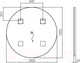 Миниатюра изображения товара Зеркало Silver Mirrors Перла D1000 / LED-00002464