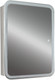 Миниатюра изображения товара Шкаф с зеркалом для ванной Silver Mirrors Фиджи Flip 50 / LED-00002471