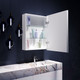 Миниатюра изображения товара Шкаф с зеркалом для ванной Silver Mirrors Киото 50 / LED-00002356