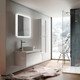 Миниатюра изображения товара Шкаф с зеркалом для ванной Silver Mirrors Киото Flip 60 / LED-00002474