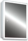 Миниатюра изображения товара Шкаф с зеркалом для ванной Silver Mirrors Киото Flip 60 / LED-00002474