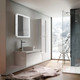 Миниатюра изображения товара Шкаф с зеркалом для ванной Silver Mirrors Киото Flip 50 / LED-00002473