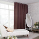 Миниатюра изображения товара Штора Этель 4300917 (270x300, шоколад, двусторонний блэкаут)