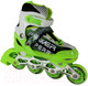 Миниатюра изображения товара Роликовые коньки CosmoRide Aqua (р-р 31-34, белый/зеленый)