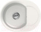 Миниатюра изображения товара Мойка кухонная Elleci Easy Round 600 Bianco G52
