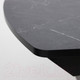 Миниатюра изображения товара Обеденный стол Аврора Дрезден 80x130-161.5 (камень черный/черный)
