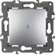 Миниатюра изображения товара Выключатель ЭРА Elegance 14-1102-03 / Б0034217 (алюминий)