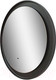 Миниатюра изображения товара Зеркало Континент Planet Black Led D 80 (с бесконтактным сенсором, теплая подсветка)