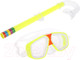 Миниатюра изображения товара Набор для плавания Наша игрушка Маска с трубкой / MS-1224 (салатовый)