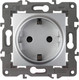 Миниатюра изображения товара Розетка ЭРА Elegance 14-2102-03 / Б0034274 (алюминий)