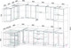 Миниатюра изображения товара Кухонный гарнитур Интерлиния Мила Лайт 1.88x3.0 левая (серебристый/бетон/бискайская сосна)