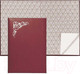 Миниатюра изображения товара Папка адресная deVente Виньетка / 3078208 (бордовый)
