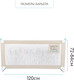 Миниатюра изображения товара Ограждение для кровати Amarobaby Safety Of Dreams / AB-SOFD-BSR-BE-120 (бежевый)