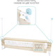 Миниатюра изображения товара Ограждение для кровати Amarobaby Safety Of Dreams / AB-SOFD-BSR-BE-120 (бежевый)