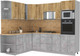Миниатюра изображения товара Кухонный гарнитур Интерлиния Мила Лайт 1.88x2.6 левая (дуб золотой/бетон/дуб бунратти)