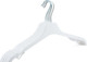 Миниатюра изображения товара Набор пластиковых вешалок-плечиков Литопласт 5шт (белый)