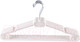 Миниатюра изображения товара Набор пластиковых вешалок-плечиков Литопласт №3 (5шт, белый)