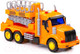 Миниатюра изображения товара Автомобиль-вышка Полесье Профи инерционный со светом и звуком / 89779 (оранжевый)