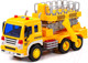 Миниатюра изображения товара Автомобиль-вышка Полесье Сити с подъемником инерционный со звуком и светом / 89762 (желтый)