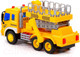 Миниатюра изображения товара Автомобиль-вышка Полесье Сити с подъемником инерционный со звуком и светом / 89762 (желтый)