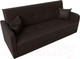 Миниатюра изображения товара Диван Лига Диванов Надежда 72 / 27943 (экокожа, коричневый)