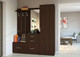 Миниатюра изображения товара Секция в прихожую Интермебель Визит-1 (дуб венге)