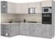 Миниатюра изображения товара Кухонный гарнитур Интерлиния Мила Лайт 1.68x2.8 левая (вудлайн кремовый/бетон/бискайская сосна)