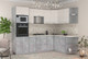 Миниатюра изображения товара Кухонный гарнитур Интерлиния Мила Лайт 1.68x2.6 правая (вудлайн кремовый/бетон/бискайская сосна)
