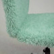 Миниатюра изображения товара Кресло офисное AksHome Fluffy (искусственный мех мятный)