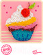 Миниатюра изображения товара Набор для творчества «изонить» Woody Цвик-Арт. Капкейк / 03342