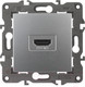 Миниатюра изображения товара Розетка ЭРА Elegance 14-3114-03 / Б0034334 (алюминий)
