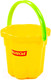 Миниатюра изображения товара Ведерко для игры в песочнице Полесье Цветок / 3256